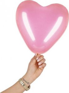 Springos Balony serca na walantynki, urodziny 50 szt. różowe serduszka UNIWERSALNY 11