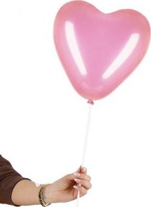 Springos Balony serca na walantynki, urodziny 50 szt. różowe serduszka UNIWERSALNY 2