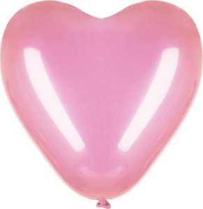 Springos Balony serca na walantynki, urodziny 50 szt. różowe serduszka UNIWERSALNY 3
