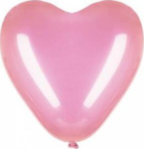 Springos Balony serca na walantynki, urodziny 50 szt. różowe serduszka UNIWERSALNY 5