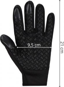 Springos Rękawiczki dotykowe do telefonu zimowe uniwersalne rozm. S czarne UNIWERSALNY 3