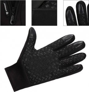 Springos Rękawiczki dotykowe do telefonu zimowe uniwersalne rozm. S czarne UNIWERSALNY 8