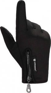 Springos Rękawiczki dotykowe do telefonu zimowe uniwersalne rozm. XL czarne UNIWERSALNY 1