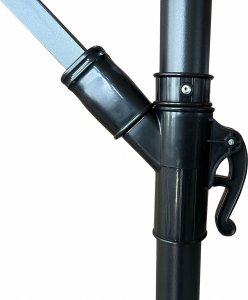 Fancy Garden Parasol ogrodowy CYNIA 245x300x300 z korbką składany solidny beżowy 6