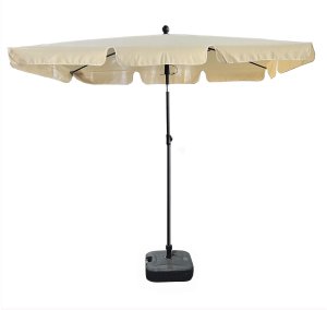 Fancy Garden Parasol ogrodowy FLOKS 235x200x125 łamany solidny składany beżowy 1