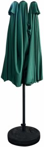 Fancy Garden Parasol ogrodowy TILIA 245x270x460 duży solidny składany z korbką ciemnozielony 2