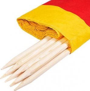 Springos Parawan plażowy 8m kolorowe pasy UNIWERSALNY 3