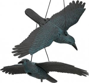Springos Odstraszacz ptaków latający kruk 5 szt. czarny 83x45x10cm UNIWERSALNY 1