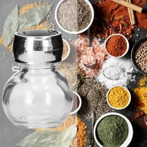 Springos Stojak na przyprawy 8 szt. obrotowy słoiczki przyprawnik UNIWERSALNY 11