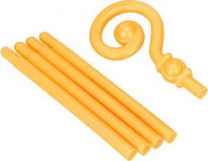 Springos Laska św. Mikołaja 145cm, pastorał składany złoty UNIWERSALNY 8