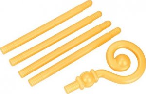 Springos Laska św. Mikołaja 145cm, pastorał składany złoty UNIWERSALNY 9