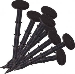 Springos Agrowłóknina antychwastowa agrotkanina 90g czarna mata 0,8x100m + kotwy mocujące 50 szt. kołki UNIWERSALNY 4