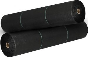 Springos Agrowłóknina antychwastowa agrotkanina 70g czarna mata 1,1x100m + kotwy mocujące 100 szt. kołki UNIWERSALNY 18