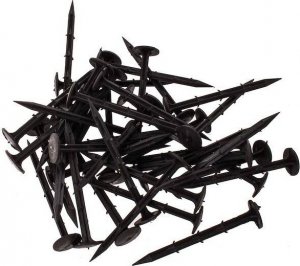 Springos Agrowłóknina antychwastowa agrotkanina 70g czarna mata 1,1x50m + kotwy mocujące 50 szt. kołki UNIWERSALNY 6