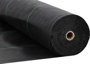 Springos Agrowłóknina antychwastowa agrotkanina 70g czarna mata 1,1x50m + kotwy mocujące 50 szt. kołki UNIWERSALNY 8