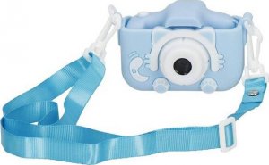 Aparat cyfrowy Springos Aparat dla dzieci cyfrowa kamera full HD z kartą 32GB niebieski UNIWERSALNY 14