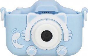 Aparat cyfrowy Springos Aparat dla dzieci cyfrowa kamera full HD z kartą 32GB niebieski UNIWERSALNY 7