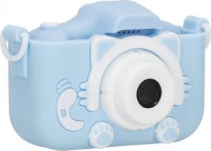 Aparat cyfrowy Springos Aparat dla dzieci cyfrowa kamera full HD z kartą 32GB niebieski UNIWERSALNY 10