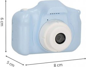 Aparat cyfrowy Springos Aparat dla dzieci cyfrowa kamera full HD z kartą 8GB niebieski UNIWERSALNY 3