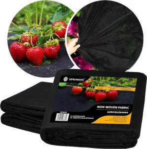 Springos Agrowłóknina antychwastowa agrotkanina 50g czarna mata 1,6x5 m UNIWERSALNY 4