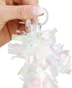 Springos Obciążenie do balonów 130 g foliowe ciężarek biały holo UNIWERSALNY 4