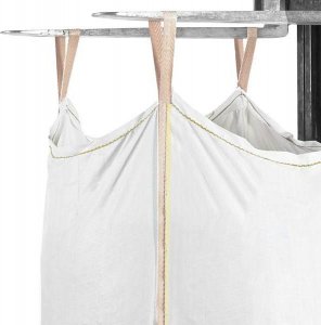 Springos Big Bag worek 500 kg mocny na gruz kontener biały UNIWERSALNY 12