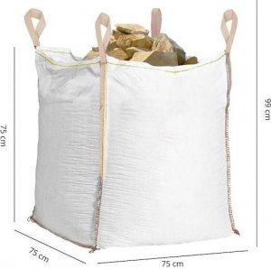 Springos Big Bag worek 500 kg mocny na gruz kontener biały UNIWERSALNY 13