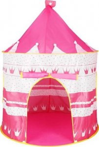 Springos Domek dla dzieci zamek namiot do ogrodu różowy UNIWERSALNY 1