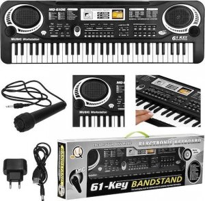 Springos Pianino elektryczne keyboard z mikrofonem dla dzieci UNIWERSALNY 1