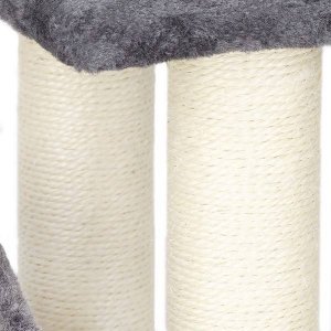 Springos Drapak dla kota sizal 3-poziomowy słupek z zabawką 67 cm UNIWERSALNY 3