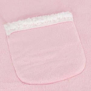 Springos Kocobluza damska oversize koc bluza 2w1 z kapturem ciepła różowa UNIWERSALNY 27