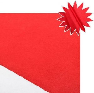 Springos Pokrowiec na krzesło, czapka Mikołaja czerwona zestaw 6 szt. UNIWERSALNY 8