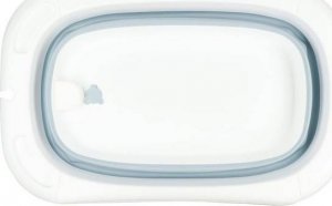 Springos Wanienka dla dzieci silikonowa składana miętowo-biała UNIWERSALNY 14