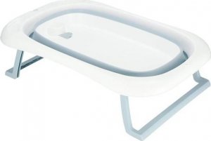 Springos Wanienka dla dzieci silikonowa składana miętowo-biała UNIWERSALNY 2