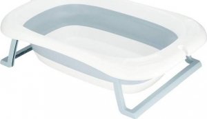 Springos Wanienka dla dzieci silikonowa składana miętowo-biała UNIWERSALNY 5