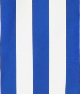 Springos Leżak drewniany z podłokietnikami niebiesko-biały UNIWERSALNY 2