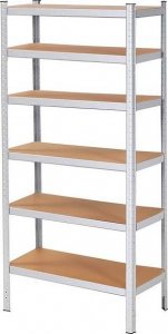 Springos Regał metalowy z 6 półkami 225x110x50 cm 900 kg do garażu, piwnicy UNIWERSALNY 7
