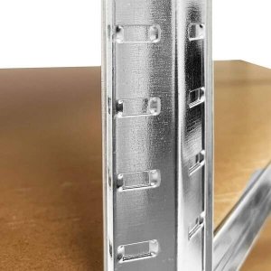 Springos Regał metalowy narożny z 5 półkami 180x90x40 cm 875 kg do garażu, piwnicy UNIWERSALNY 4