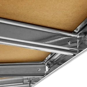 Springos Regał metalowy narożny z 5 półkami 180x90x40 cm 875 kg do garażu, piwnicy UNIWERSALNY 5