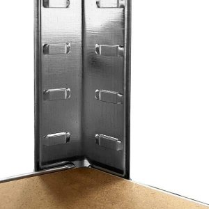 Springos Regał metalowy narożny z 5 półkami 180x90x40 cm 875 kg do garażu, piwnicy UNIWERSALNY 7