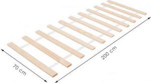 Springos Stelaż do łóżka drewniany 70x200 cm z listew UNIWERSALNY 13