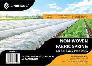 Springos Agrowłóknina zimowa 17g/m2 otulina gruba 5x3,2m biała UNIWERSALNY 9