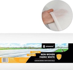 Springos Agrowłóknina zimowa 70g/m2 otulina gruba 50x1,1m biała UNIWERSALNY 15