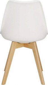 Springos Krzesło skandynawskie krzesła 4 szt. do kuchni salonu jadalni Verde biało-czarne UNIWERSALNY 13