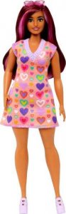 Lalka Barbie Mattel Fashionistas 207 w serduszkowej sukience FBR37 (HJT04) 1