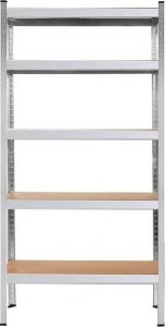 Springos Regał metalowy z 5 półkami 180x90x30cm 875kg do garażu, piwnicy UNIWERSALNY 11