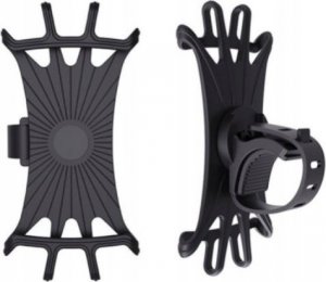 MOCNY GUMOWY UCHWYT ROWEROWY NA TELEFON SMARTFON MOTOR OBROTOWY 360 3