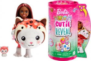 Lalka Barbie Mattel Cutie Reveal Chelsea Kotek-Panda Czerwona (HRK28) 1