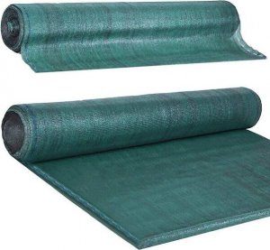 Springos Siatka cieniująca 90% osłonowa 1,5x10m zielona 50 szt. opasek zaciskowych UNIWERSALNY 4