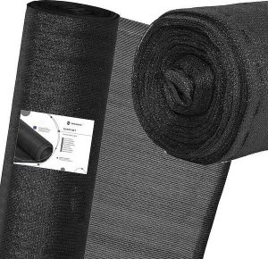 Springos Siatka cieniująca 90% osłonowa 1,5x50m czarna UNIWERSALNY 4